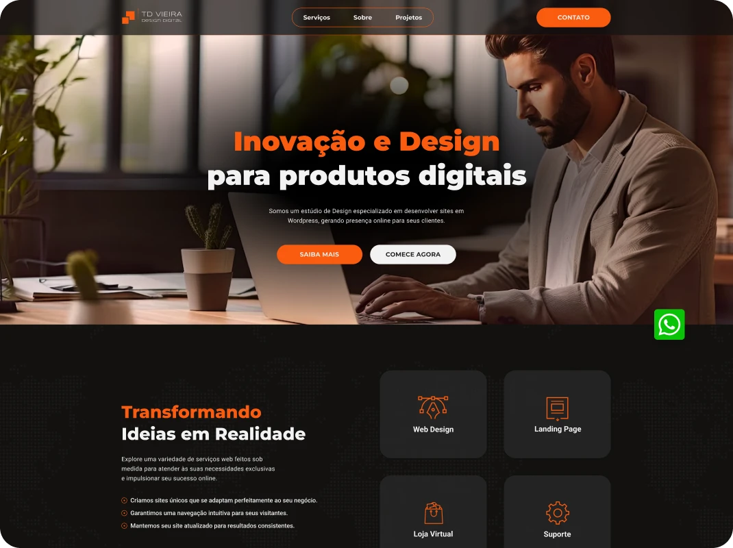 Site TD Vieira Design